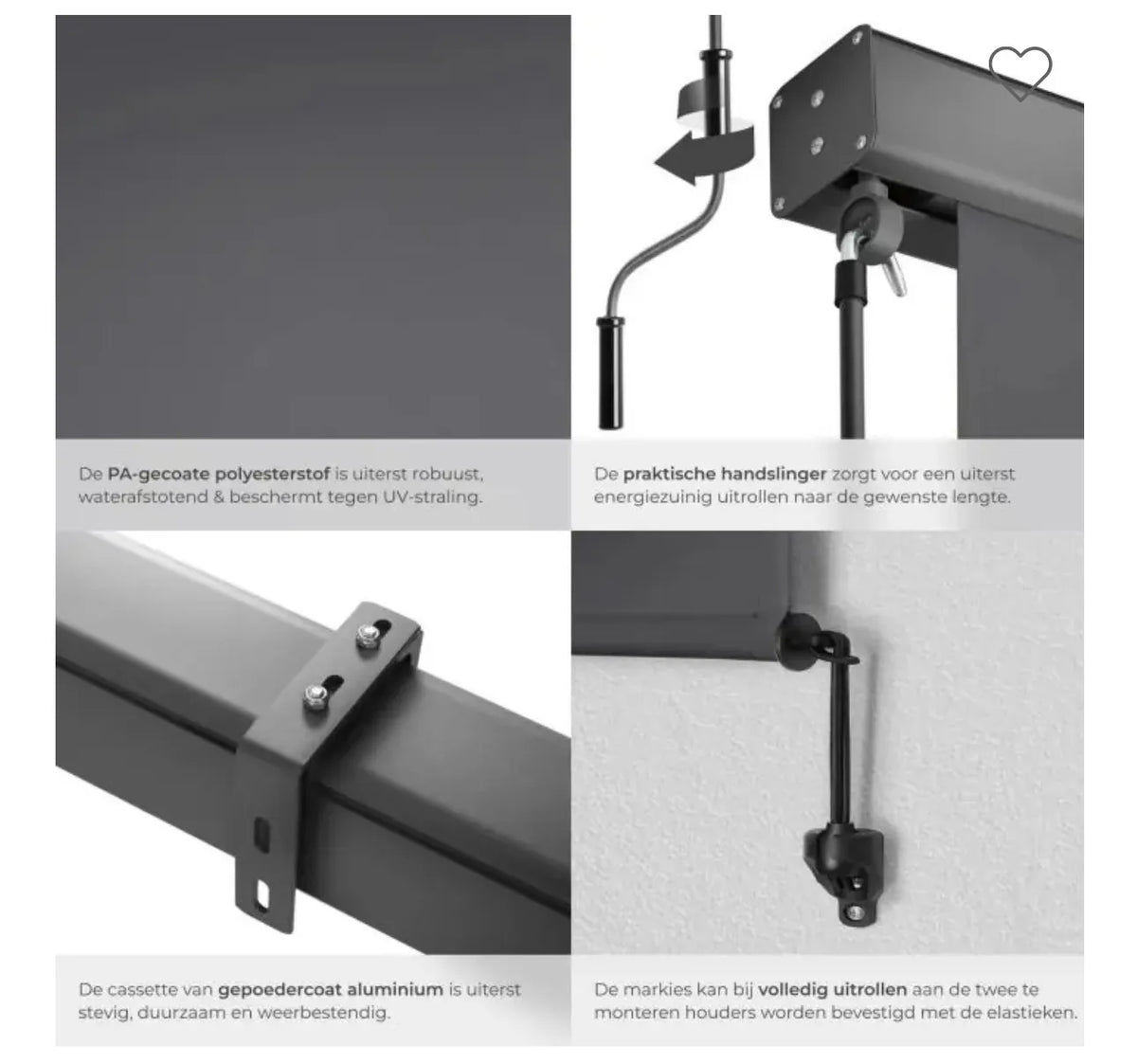 Toldo vertical