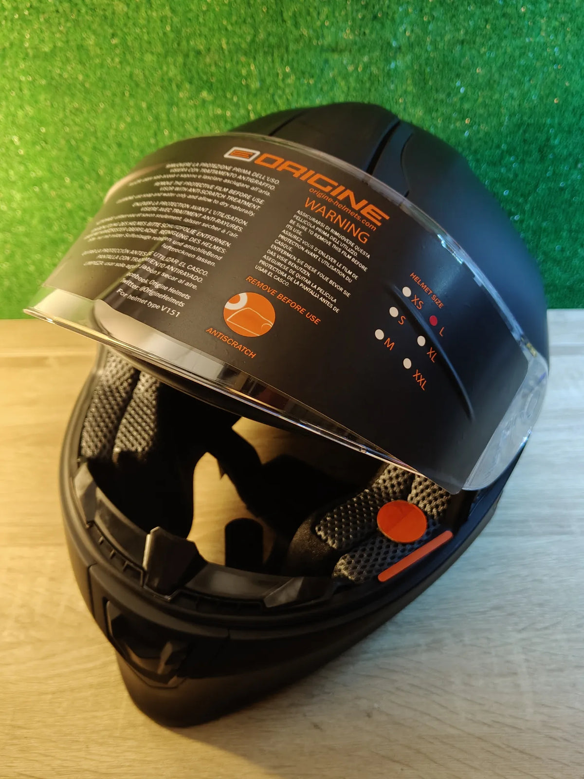 Casco Moto Integral con Visera ORIGINE