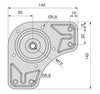 Kit 4 Patas de Mesa Regulables EMUCA Ø60x710-730mm Gris