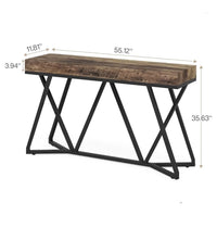 Mesa consola base metal