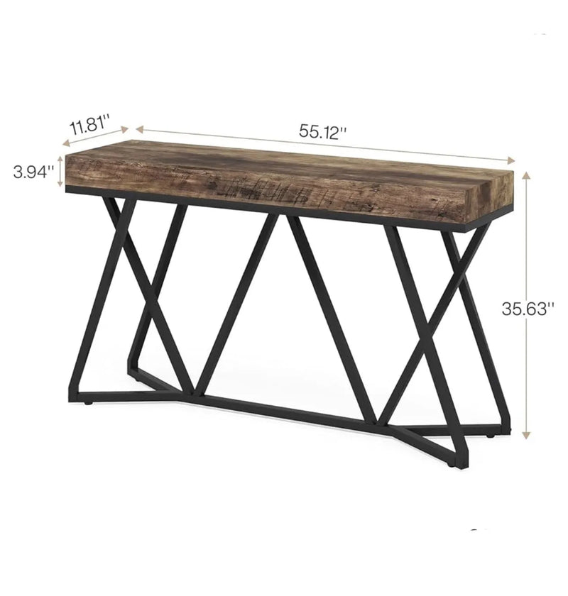 Mesa consola base metal
