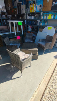 Set de 4 Sillones en Ratán