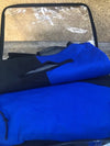 Juego 4 Alfombrillas Coche Negro/Azul
