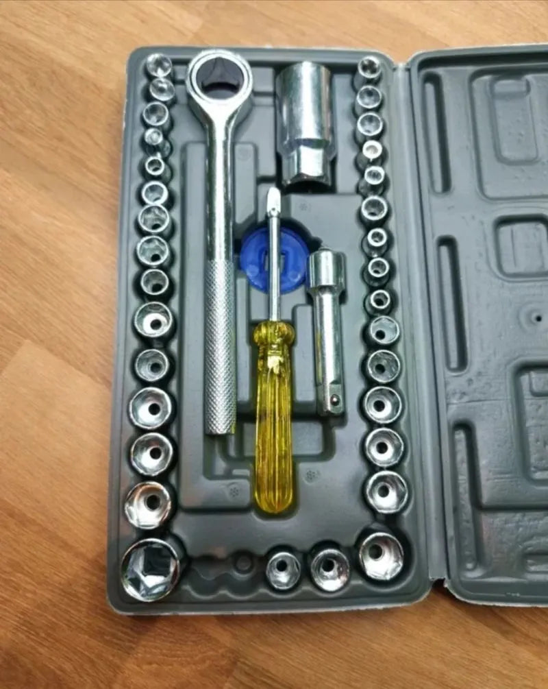 NUZAMAS Juego de 38 llaves de enchufe