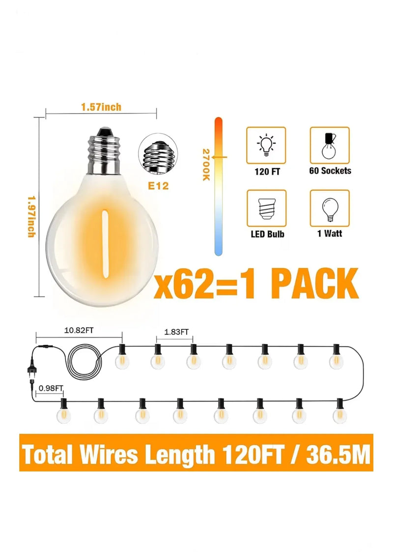 Guirnalda de luces exterior 36m - g40