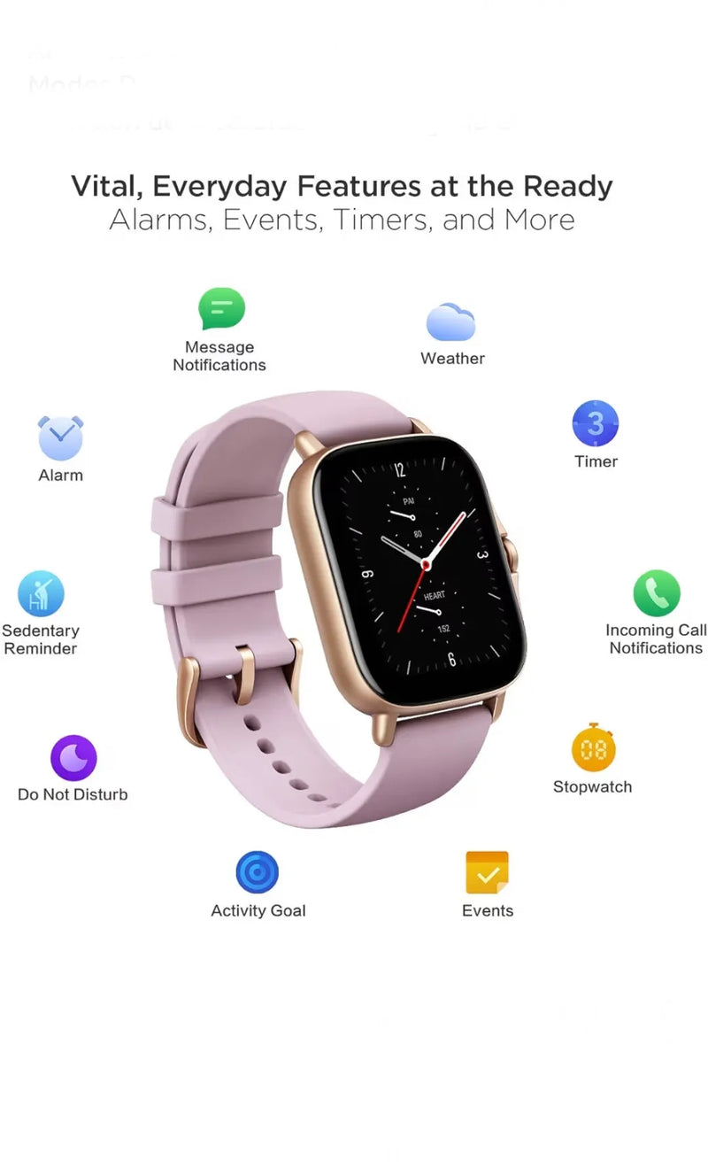 Amazfit GTS 2e Smartwatch Reloj Inteligente 90 Modos