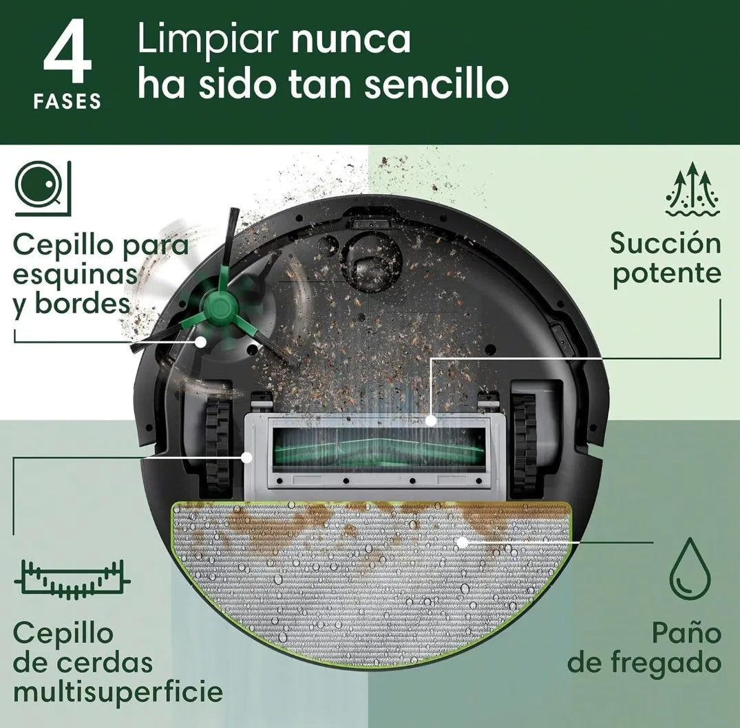 Robot aspirador y friegasuelos - Irobot
