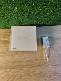 Interruptor único con sensor táctil y de atenuación