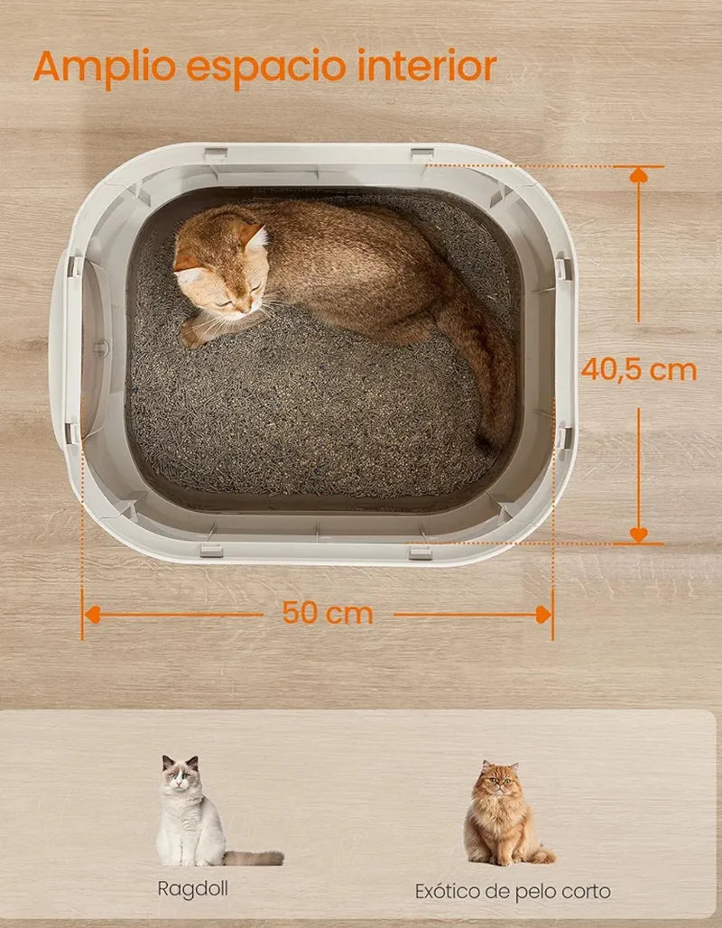 Arenero cerrado para gatos XXL