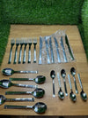 Set 24 piezas cubiertos de acero inox Monix Reims