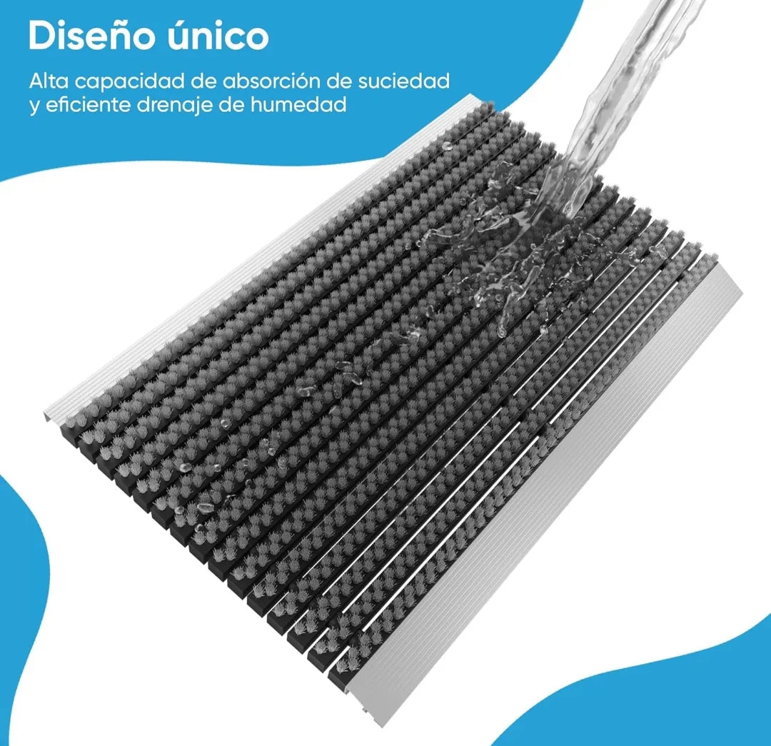Felpudo de aluminio para entrada de casa - West