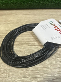 CORDÓN DE Cuero Negro 2 MM x 5 M INNSPIRO