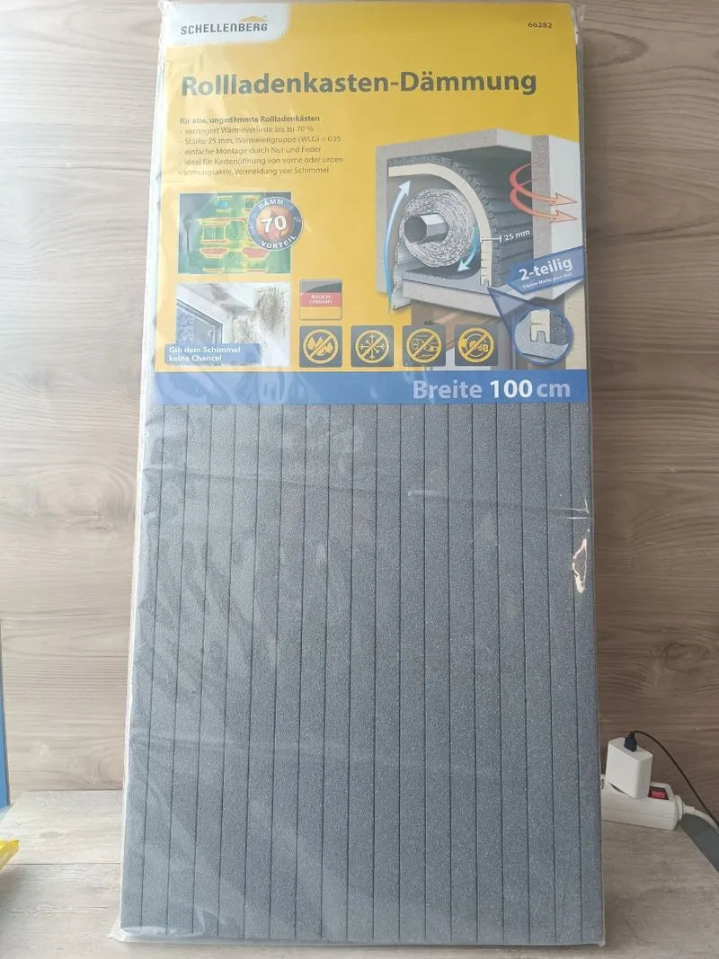 Aislamiento para persianas, 2 piezas con 25 mm de