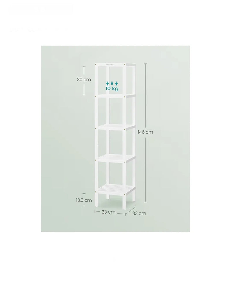 Estantería de Baño de 5 Niveles