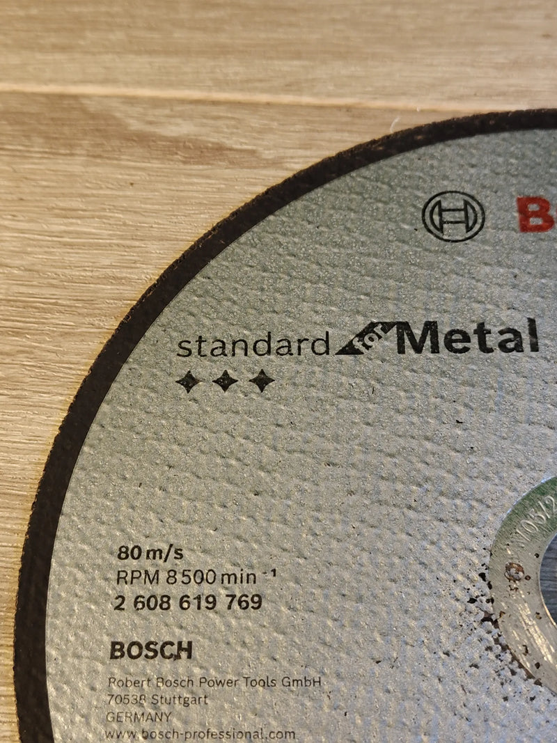 Disco Estándar para Corte Recto de Metal Bosch