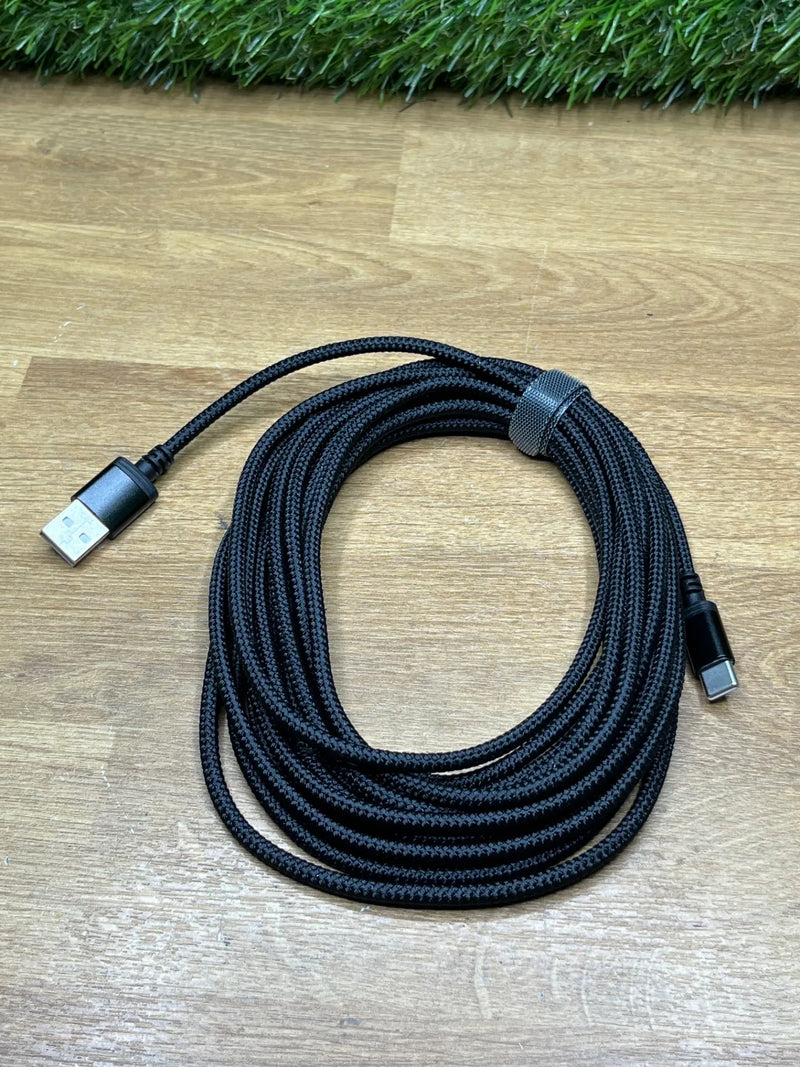 Cable de carga USB C extra largo de 5M
