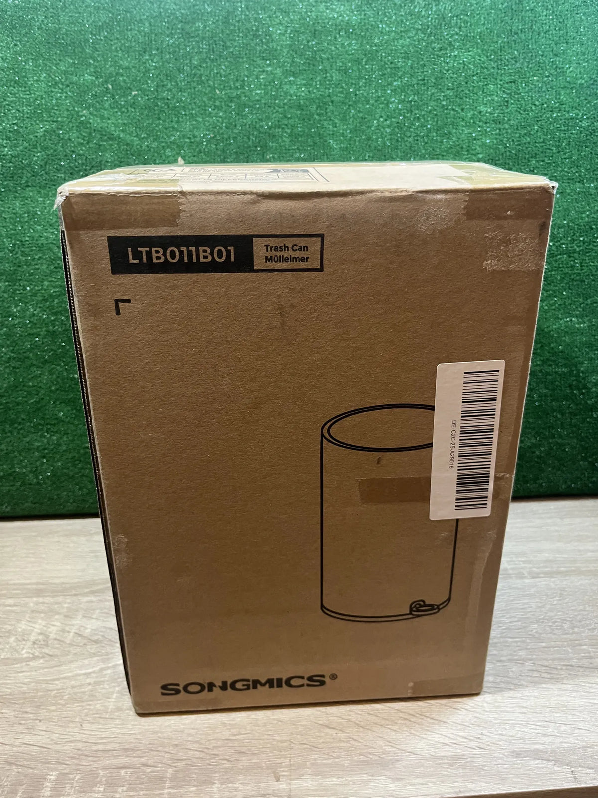 Cubo de basura para baño 3L SONGMICS