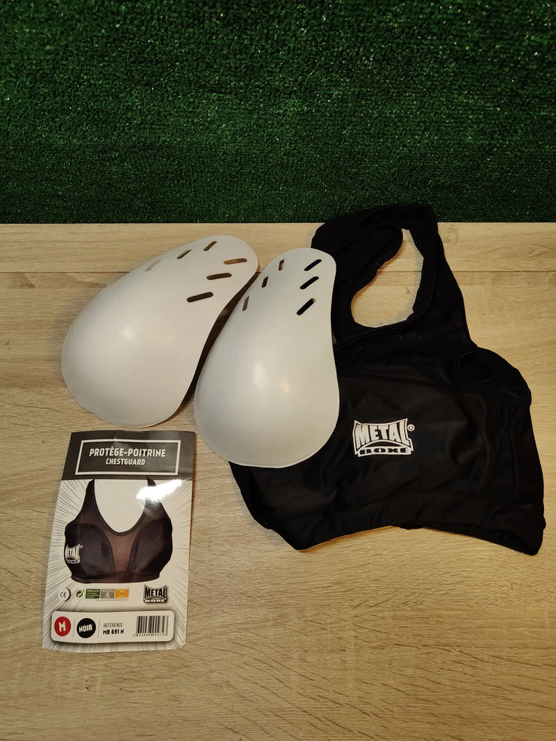 Brassiere con Carcasas para el Pecho Metal Boxe