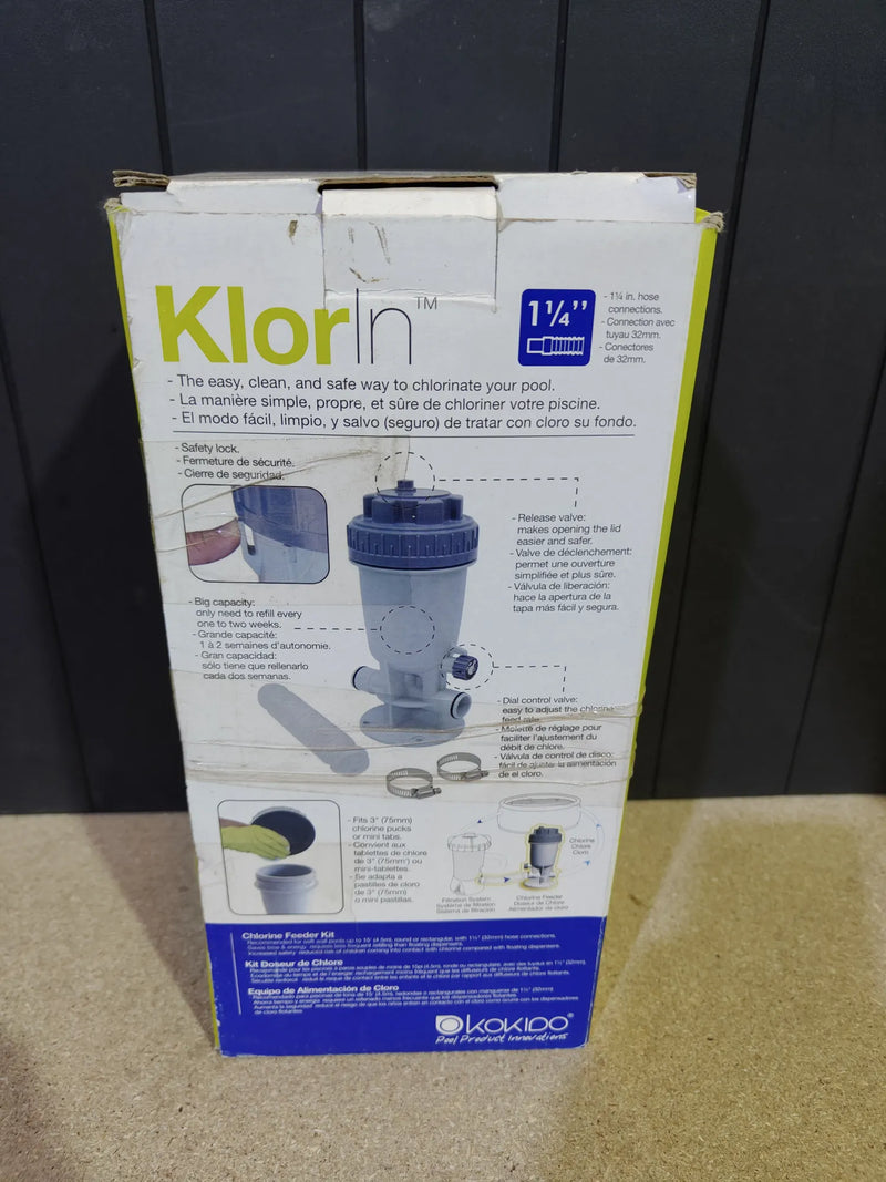 Dispensador de cloro capacidad 4 pastillas klorIn