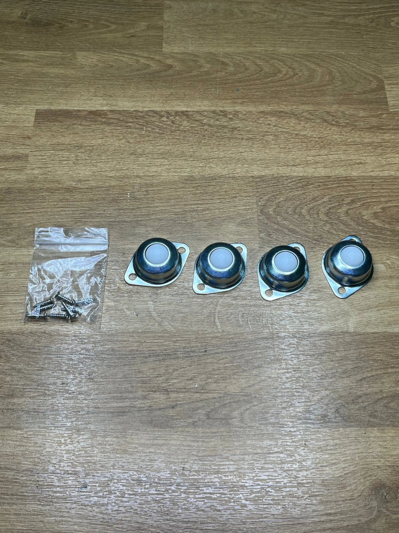 Ruedas de oficina 4PCS Rodillo de nailon universal