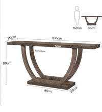 Mesa de consola de madera sólida