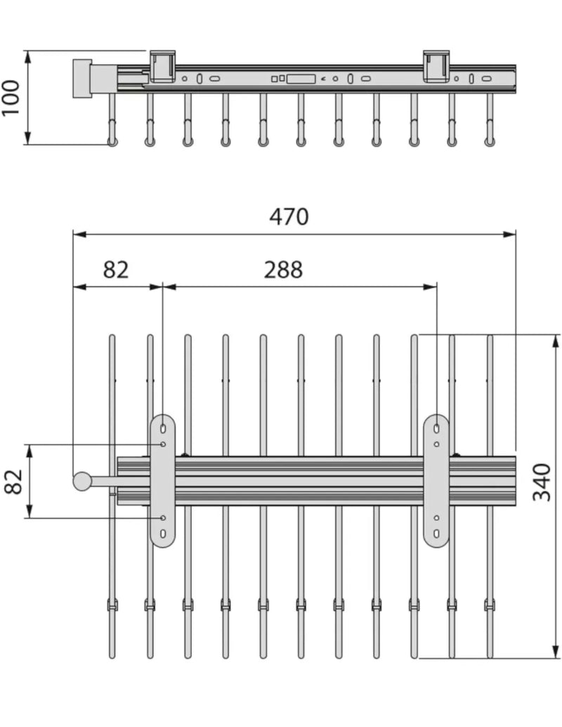 Pantalonero organizador extensible - Miroytengo