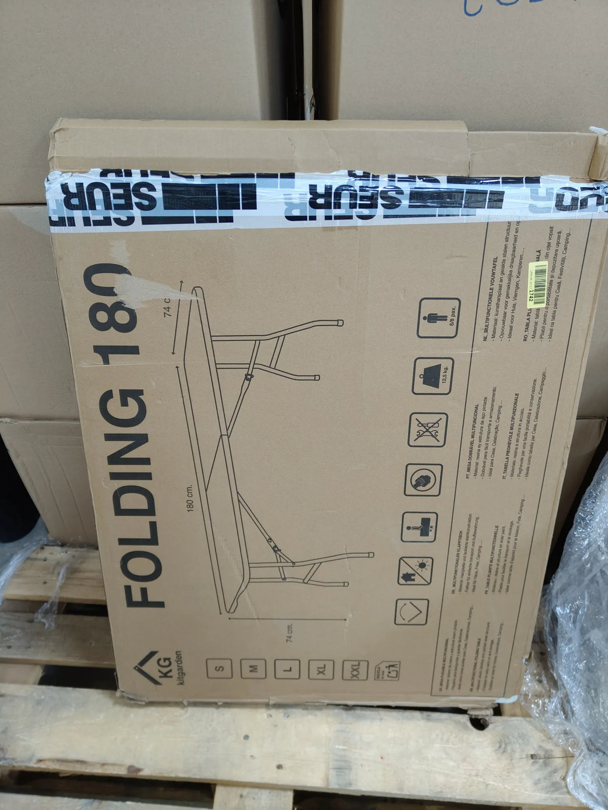 Mesa plegable 180cm - KG KITGARDEN