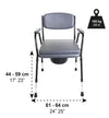 Silla con tapa para WC
