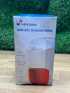 Sirena inalámbrica compatible con sistema de alarma Nivian