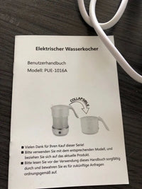 Hervidor eléctrico plegable