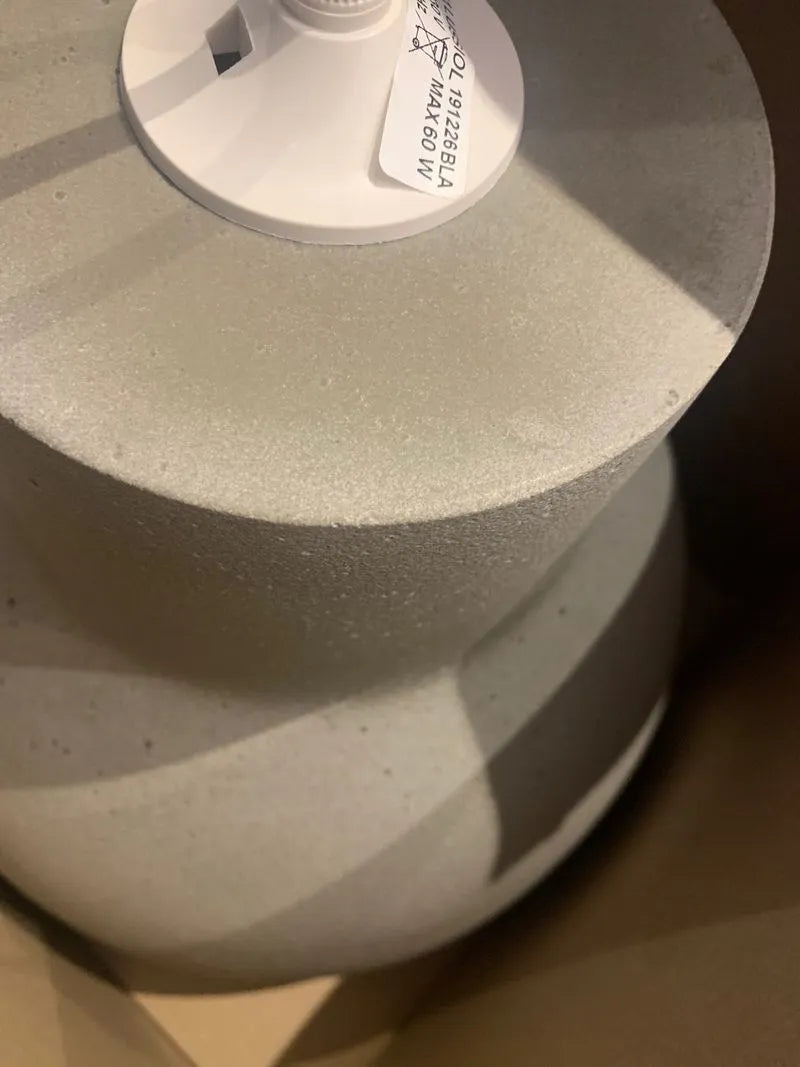 Lámpara de techo de fiberstone (60 W, 30 x 30 cm)