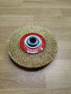 Rueda de acero latonado  125mm