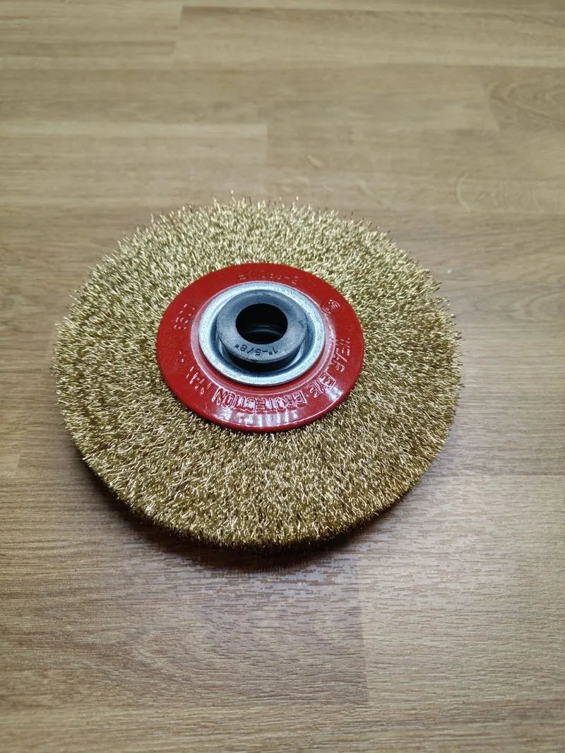 Rueda de acero latonado  125mm