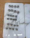 Placas cobertoras de vidrio universales Mármol 2 u