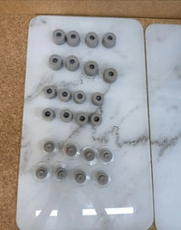 Placas cobertoras de vidrio universales Mármol 2 u