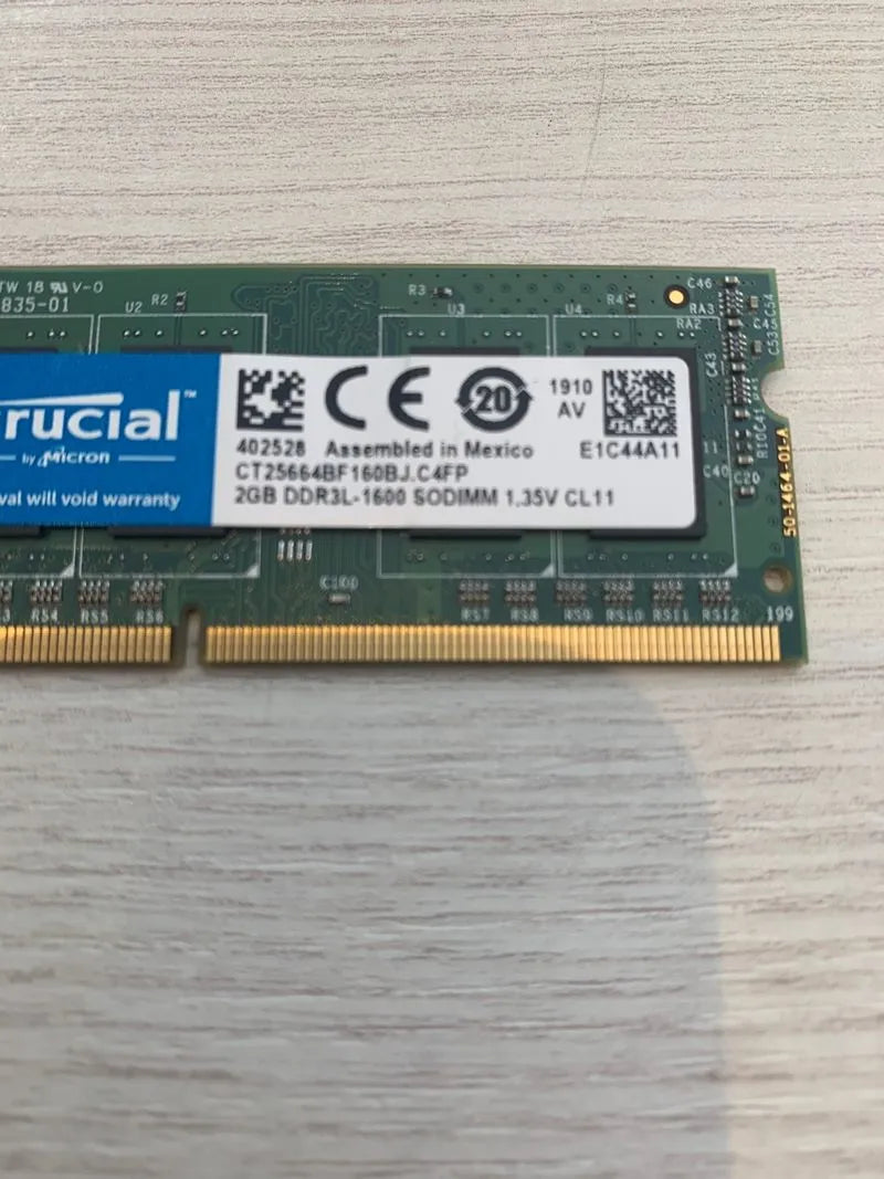 Crucial RAM CT51264BF160B 2 GB DDR3