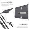 Toldo plegable para balcón