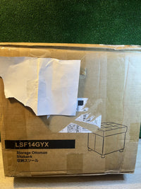 Puf con caja de almacenaje