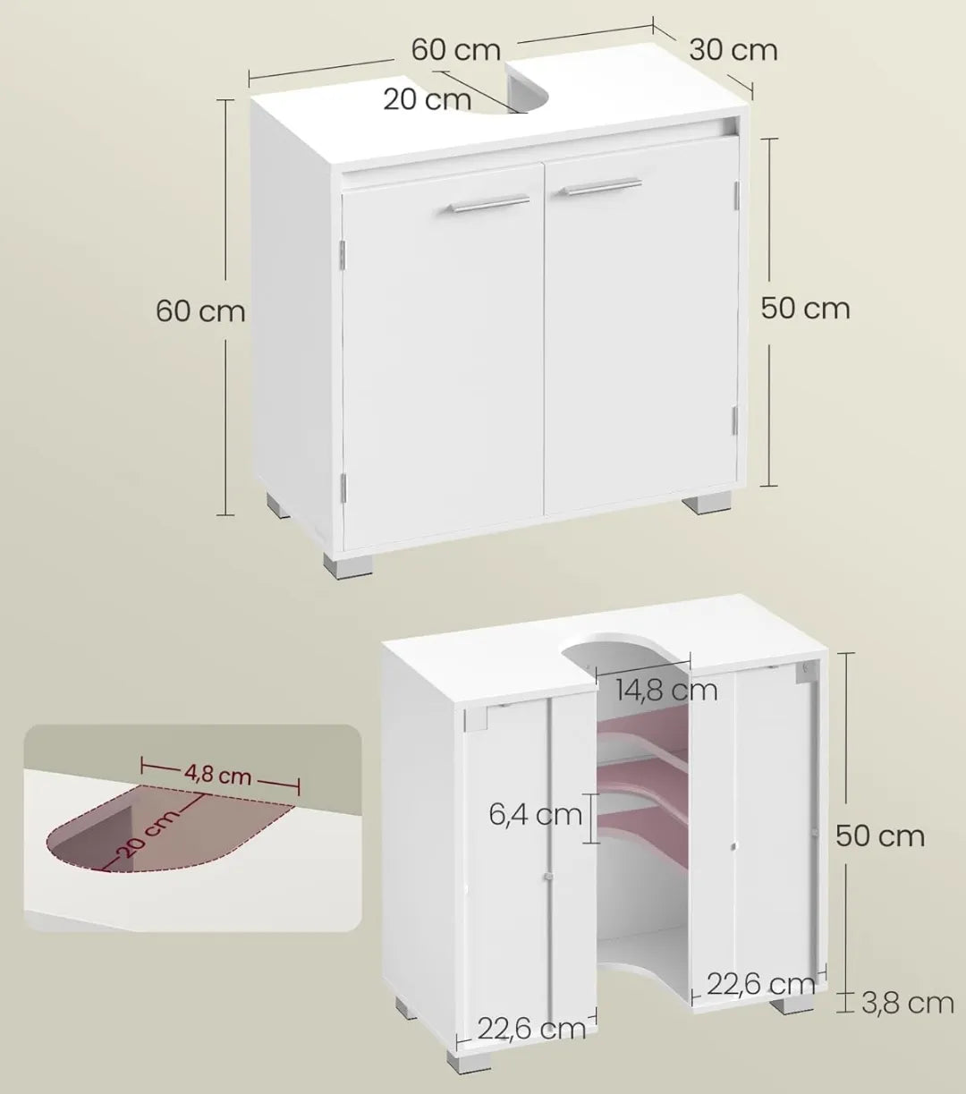 Armario Bajo Lavabo, Mueble