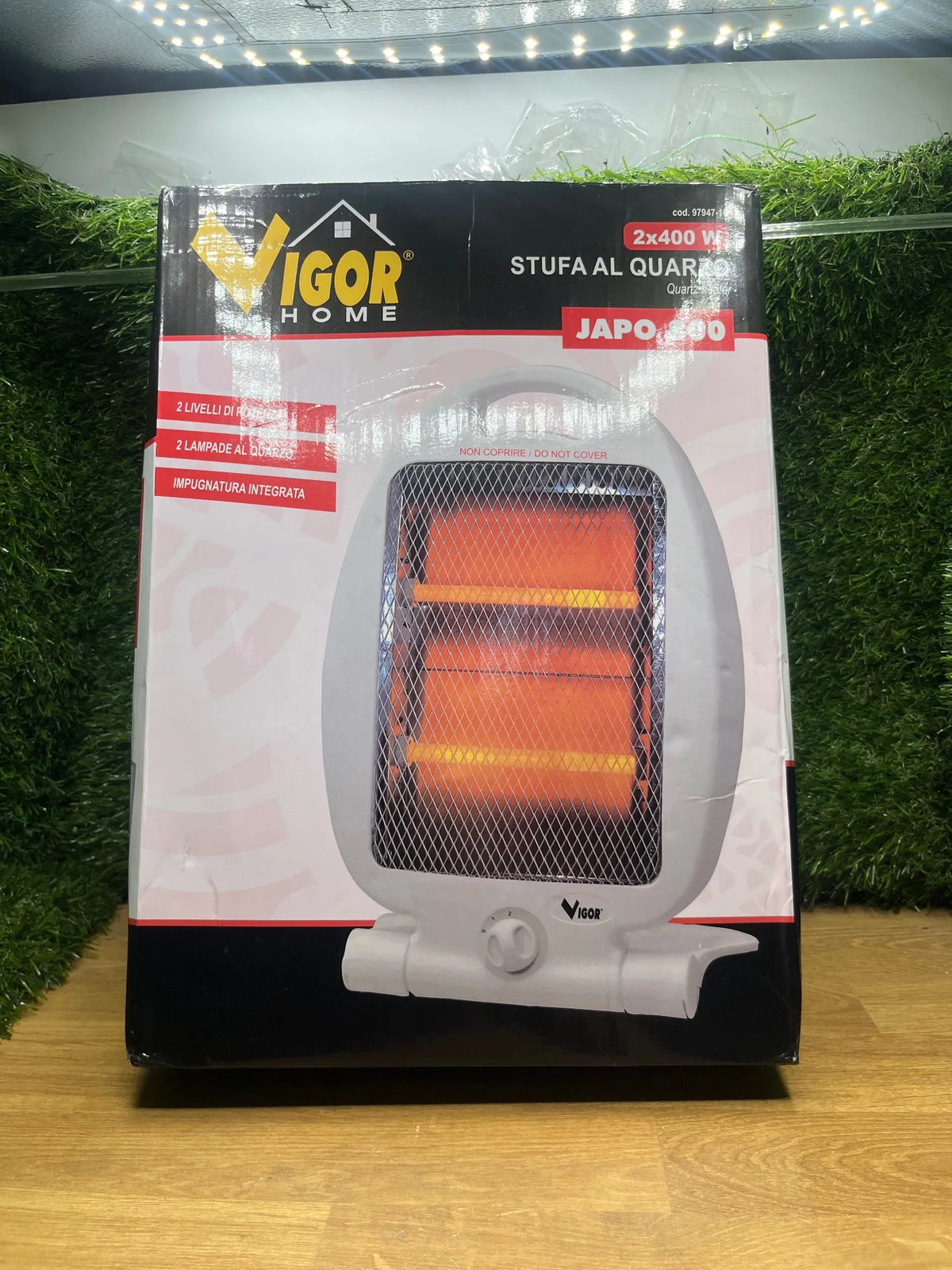Japo Estufa al Quarzo 800 Watt Vigor