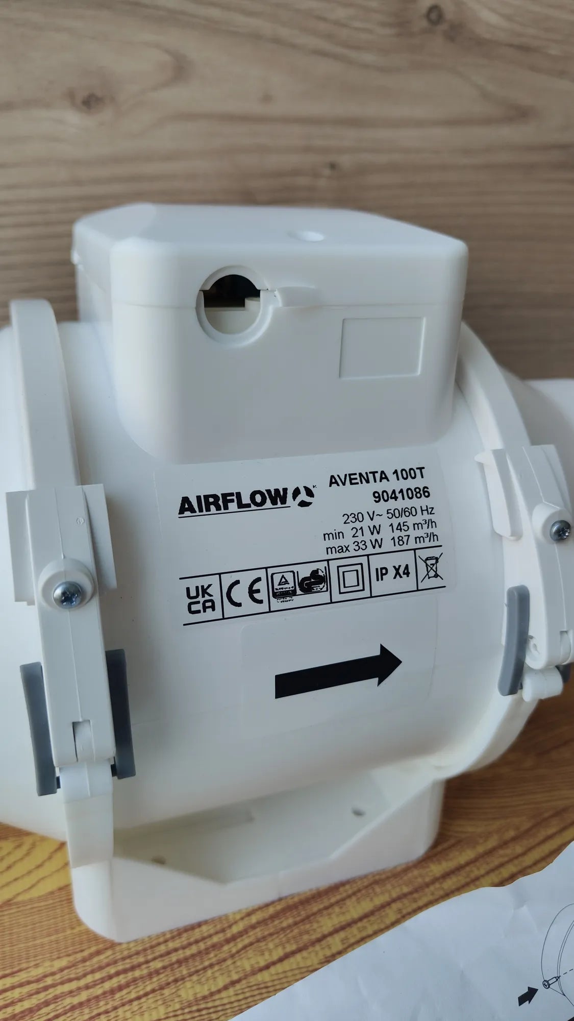 Ventilador de flujo mixto para conductos Aventa