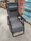 Tumbona con reposabrazos plegable