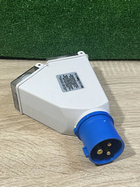 Adaptador Industrial Cetac-schuko WOLFPACK LINEA PROFESIONAL