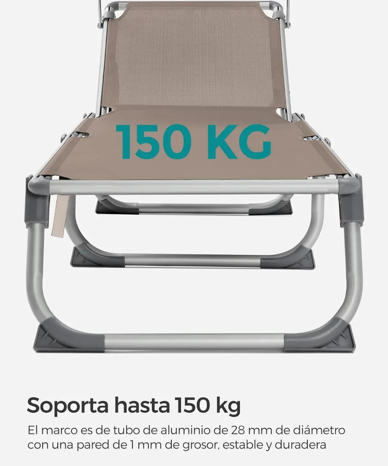Tumbona para exteriores - Songmics