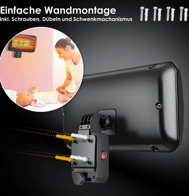 Calentador eléctrico infrarrojo para interior - Kesser