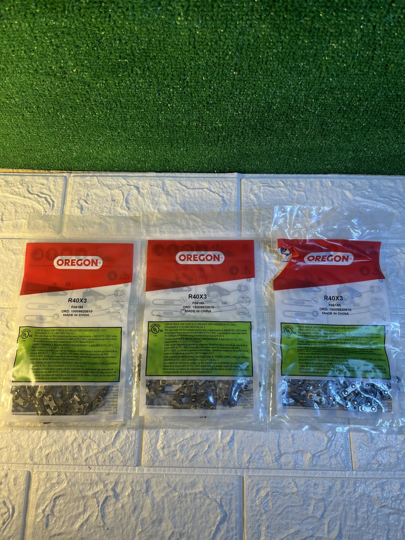 Pack de 3 Cadenas de Motosierra Oregon