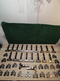 Kit de bisagra recta X91 con cierre suave y suplemento Emuca