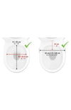 Elevador WC Adulto con Tapa (10 cm, Blando), Alzad