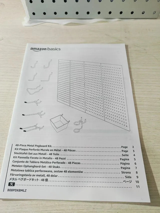 Kit de tablero de clavijas - Amazon Basics