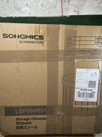 Otomana de almacenamiento redonda SONGMICS